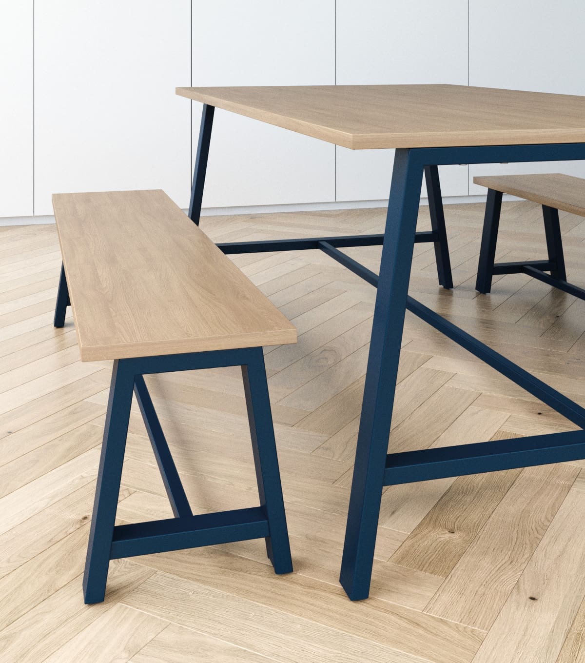 a-frame-paint-green-blue