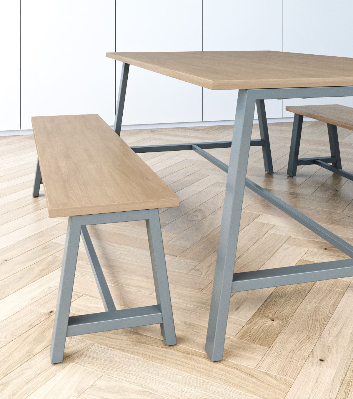 a-frame-paint-silver