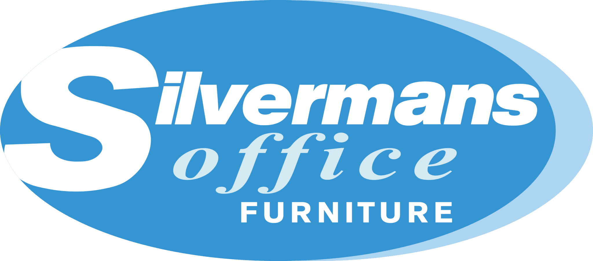 Silvermans Logo Silvermans Office Furniture Blue Logo