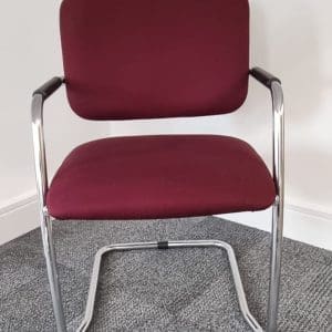 Wine Cantilever Meeting Chair