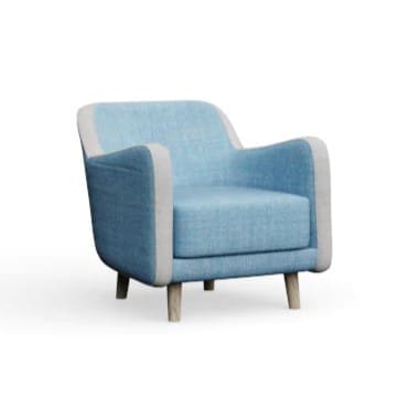 Armchair, lounge chair, accent chair, upholstered chair, wooden legs, Silverman's Office Furniture.