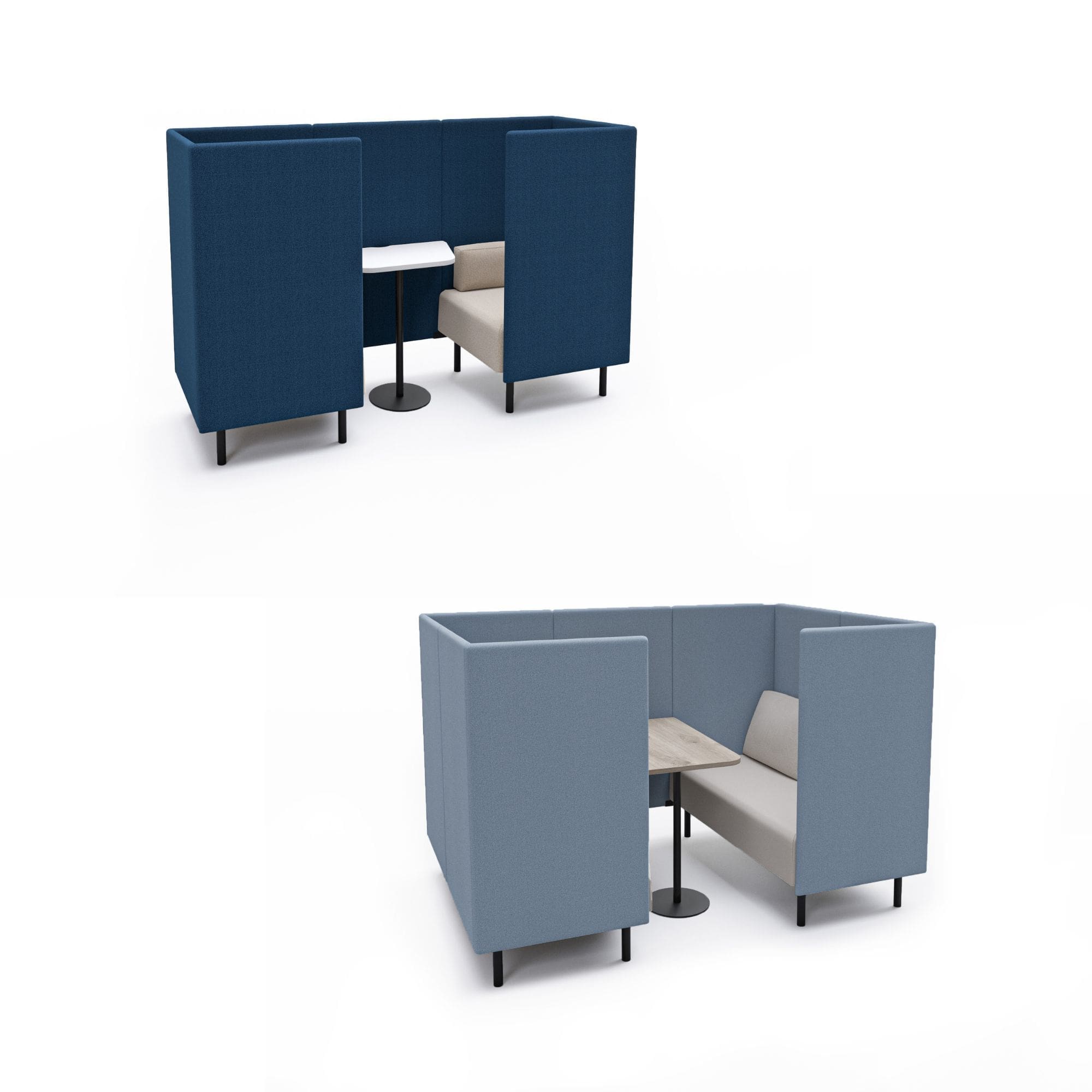 Lounge - 2 & 4 Person High Back Closed Meeting Booth