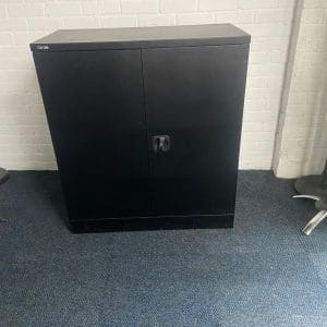 Black cupboard closed