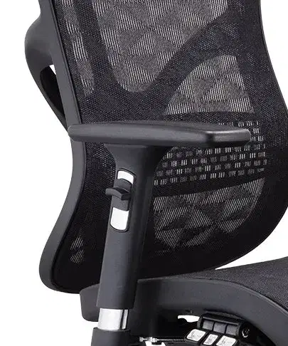 F94 102 ErgoHR MMM Front Black | Silvermans Office Furniture