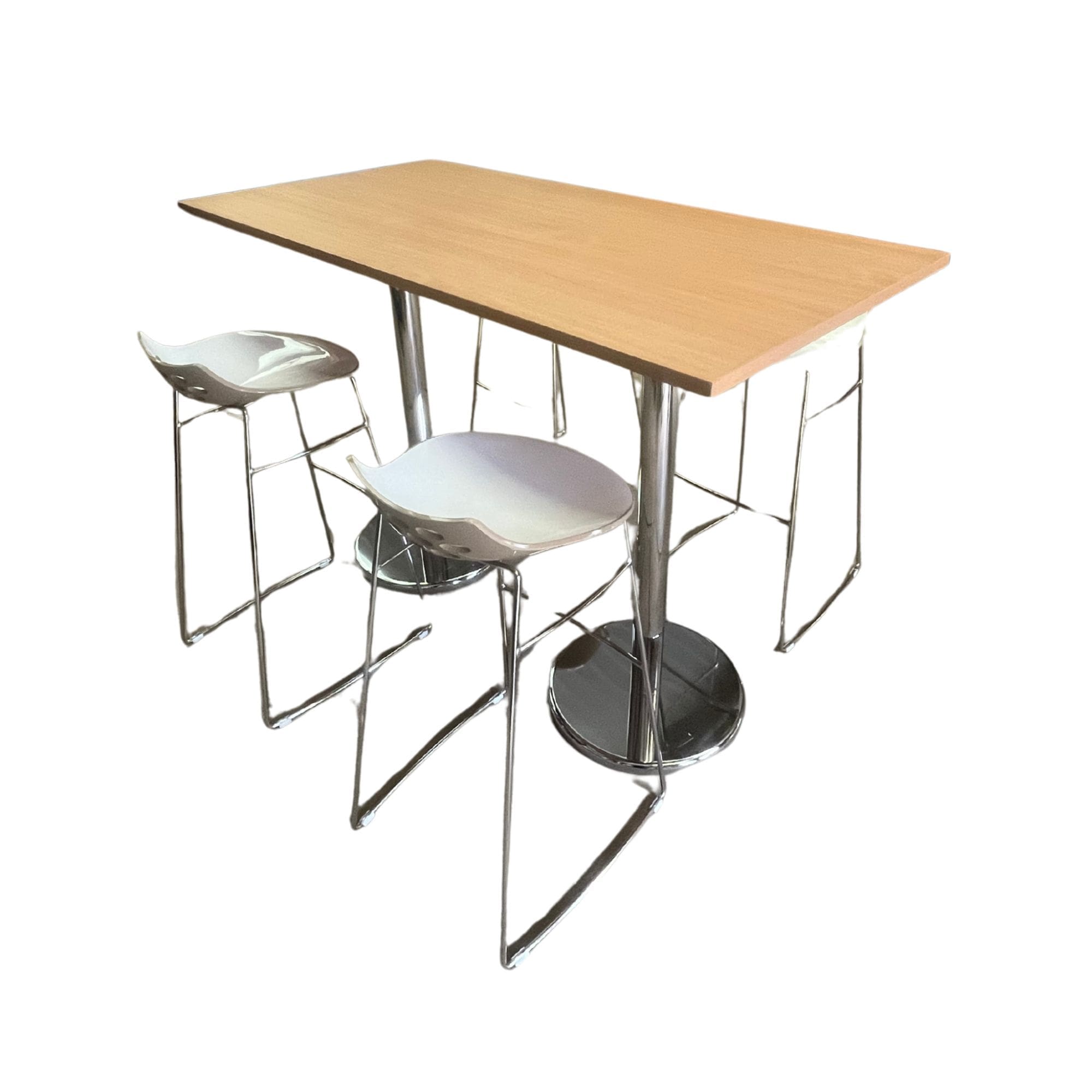 High Table With 4 Stools