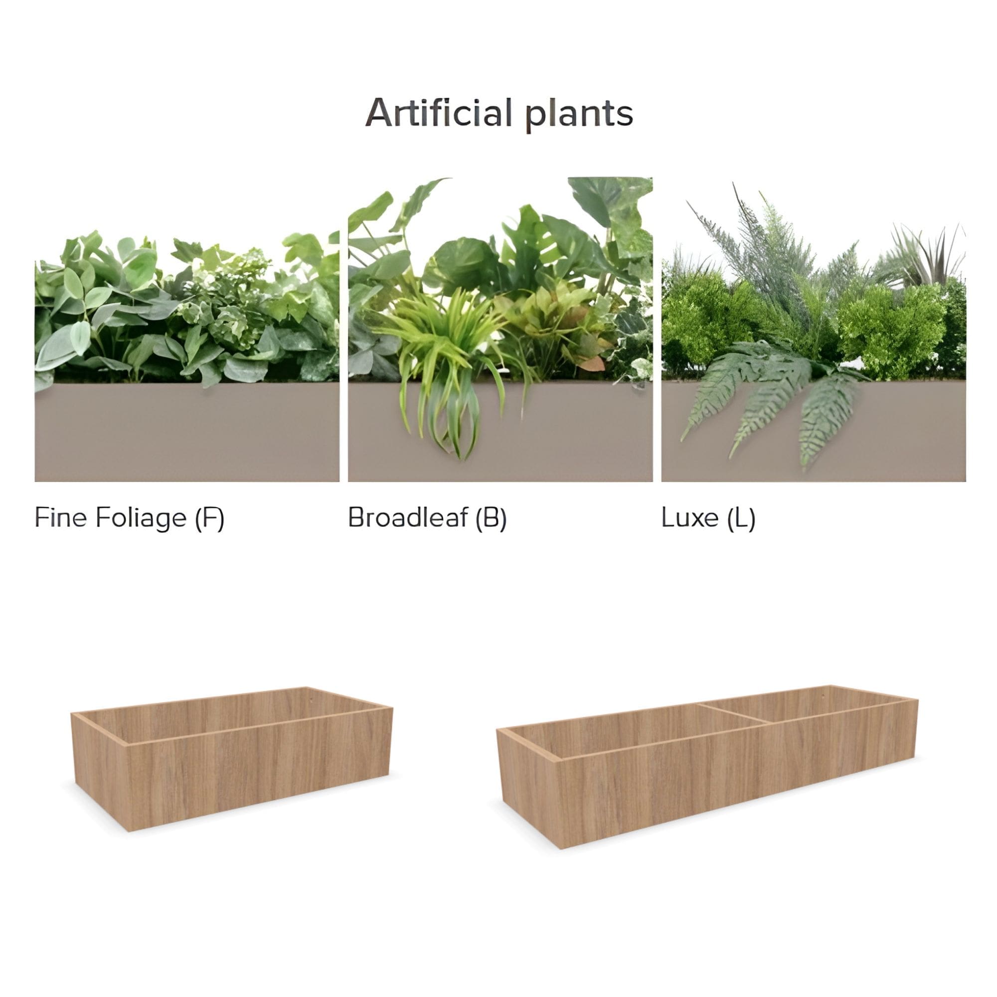 SYSTM - Planter With Artificial Plants - 400 D