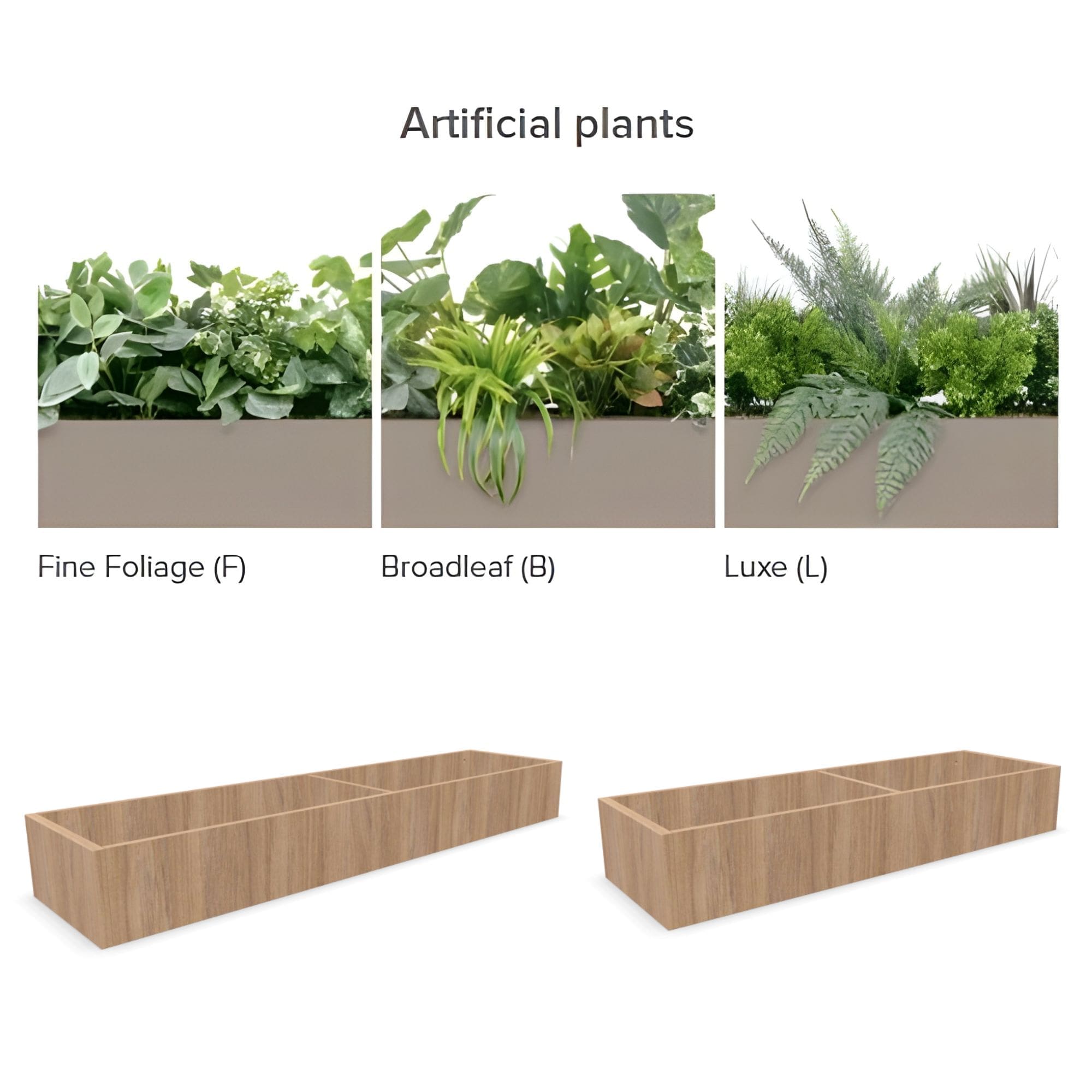 SYSTM - Planter With Artificial Plants - 400 D