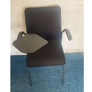 Black Chair With Training Table