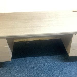 Grey Desk With Draws