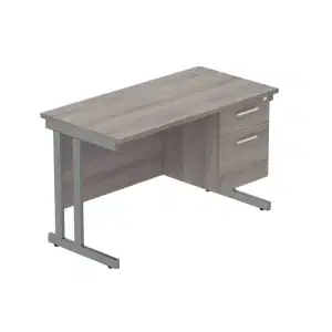 Office Basics - Desk & 3 Draw Fixed Pedestal (600mm)