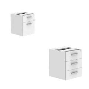 Office Basics - Fixed Under Desk Office Storage Unit