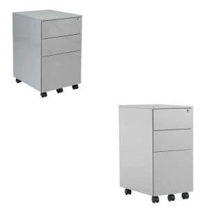Office Basics - Steel Mobile Pedestal