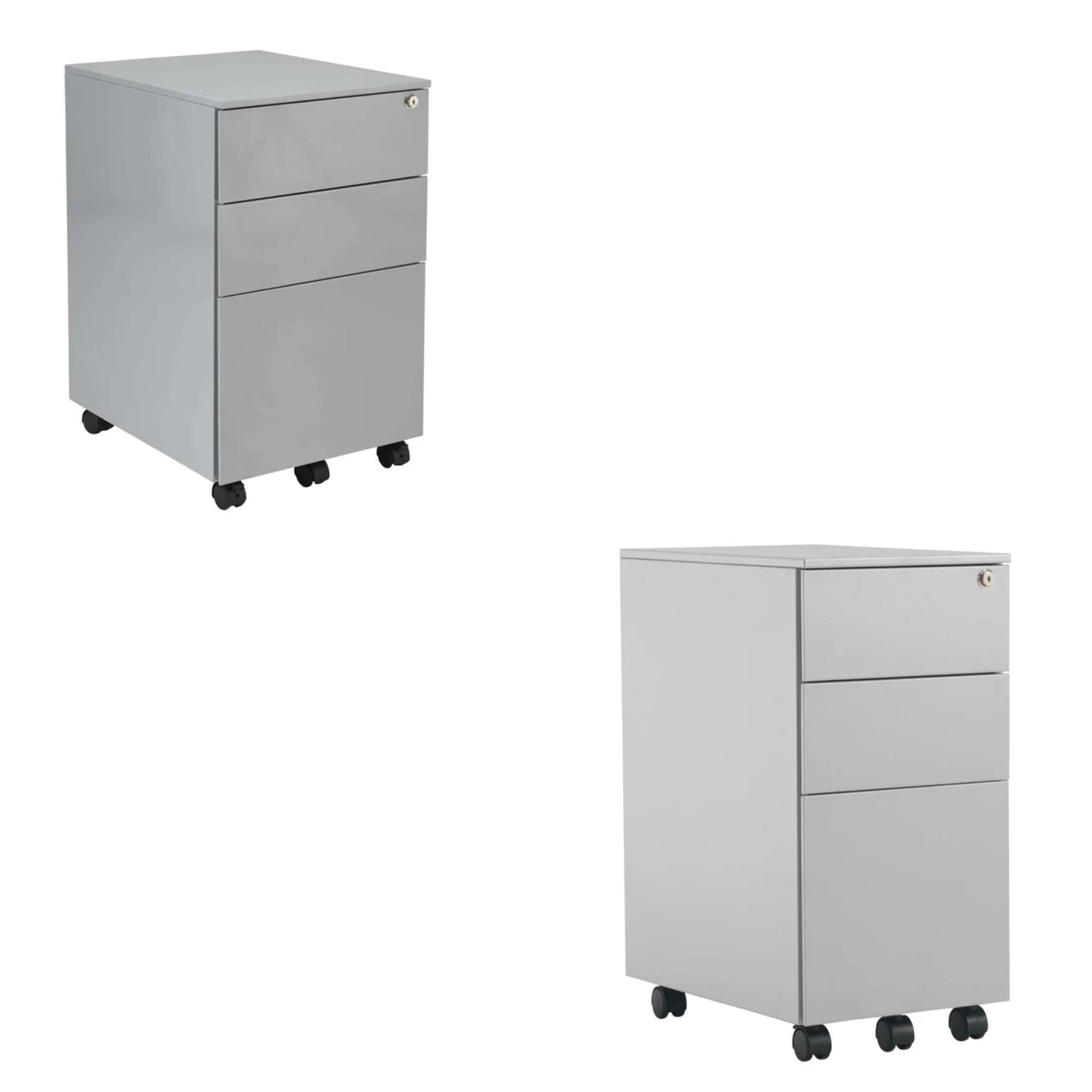 Office Basics - Steel Mobile Pedestal