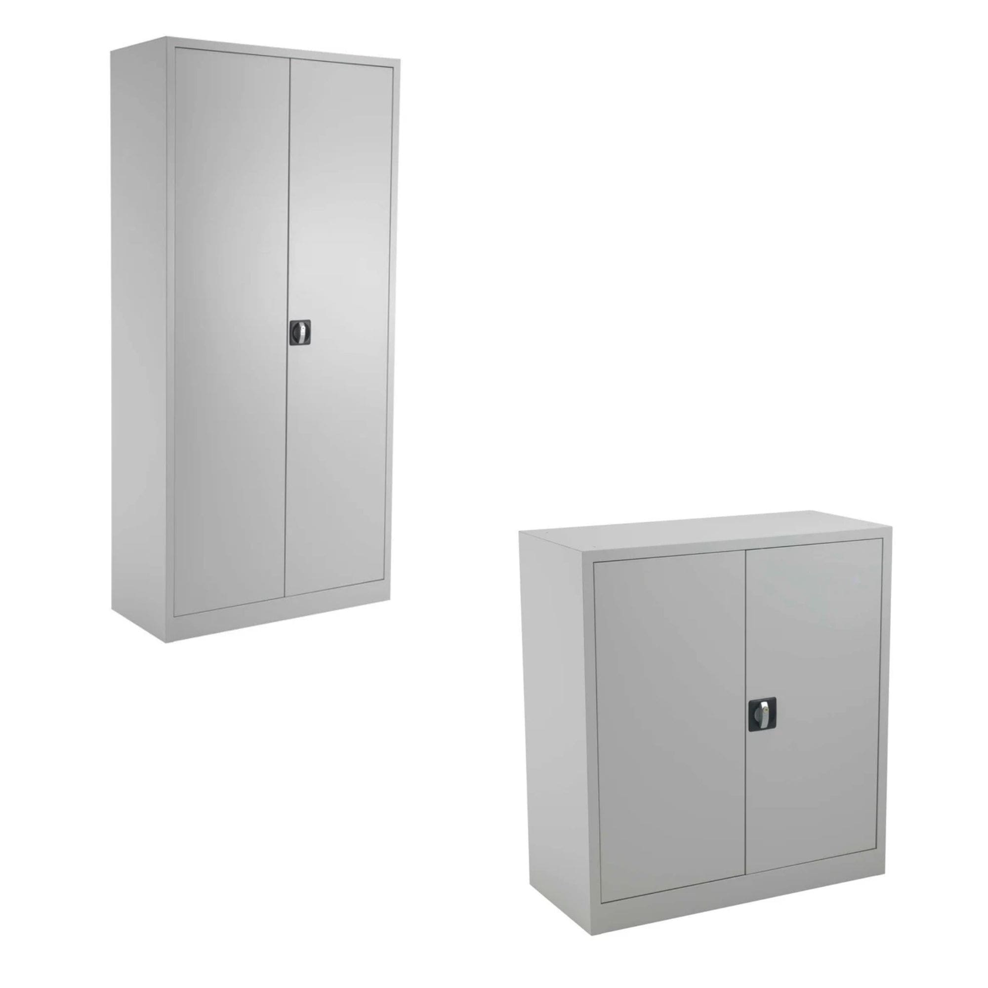 Office Basics - Steel Double Door Cupboard
